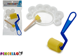 Pincello Foamroller en Schilderpalet