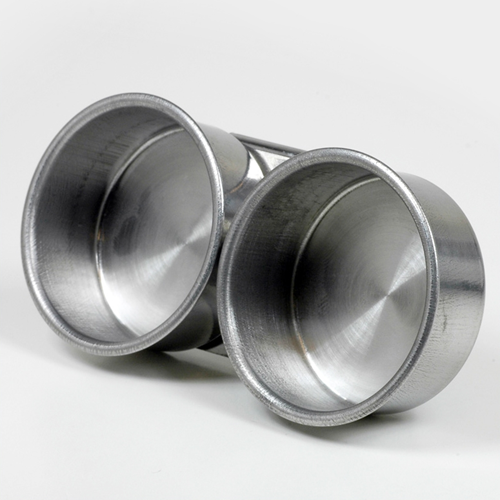 Metalen Paletdop 38 mm Dubbel