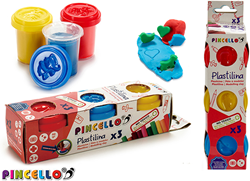 Pincello Modeling Clay 3 pieces 90 gr