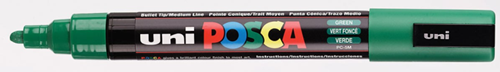 Uni Posca Verfmarker 5M Donkergroen