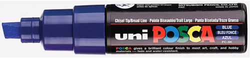 Uni Posca Verfmarker 8K Donkerblauw