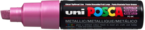 Uni Posca Verfmarker 8K Metallic Roze