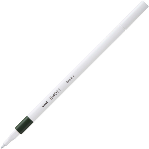 Uni Emott Fineliner 0,4 mm Kakigroen