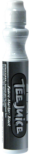 Jacquard Tee Juice Textielstift Breed Zwart