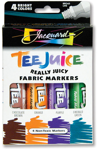 Jacquard Tee Juice Textile Markers Wide Vibrant