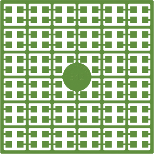 Pixelhobby Pixelmatje 342 groen