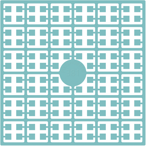 Pixelhobby Pixelmatje 381 turquoise