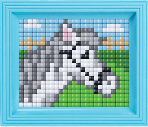 Pixelhobby XL Wit Paard 10x12 cm