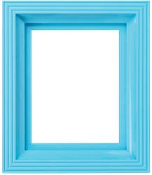 Pixelhobby Rahmen Hellblau 17,5x14,5 cm
