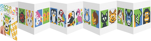 Pixelhobby Medaillon Zigzag Inspiratieboekje Set 3 stuks