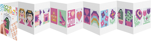 Pixelhobby Medaillon Zigzag Inspiratieboekje Set 3 stuks-2