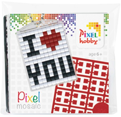 Pixelhobby Medaillon Ich liebe dich