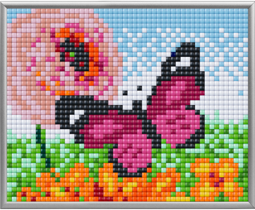 Pixelhobby XL Roze Vlinder