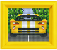 Pixelhobby Classic Raceauto 10x12 cm
