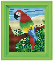 Pixelhobby Classic Papagei 10x12 cm