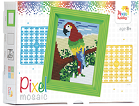 Pixelhobby Classic Papagei 10x12 cm-2