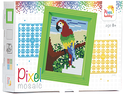 Pixelhobby Classic Papagei 10x12 cm-2