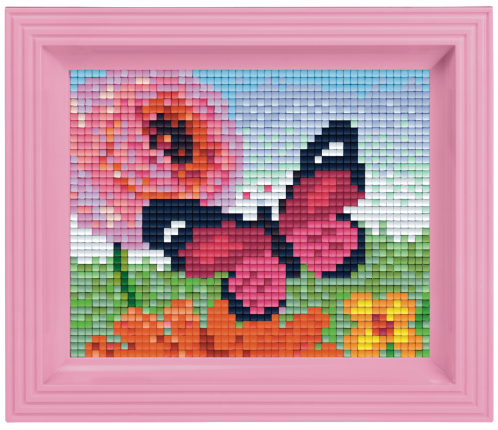 Pixelhobby Classic Vlinder in de Natuur 10x12 cm