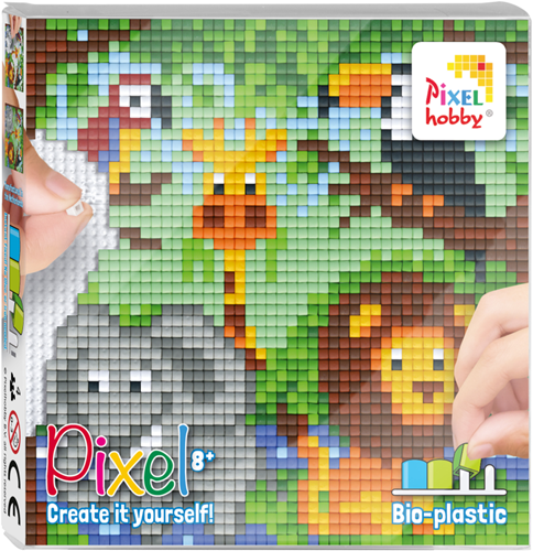 Pixelhobby Classic Dierenrijk 12x12 cm