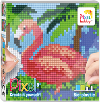 Pixelhobby Classic Flamingo's 12x12 cm