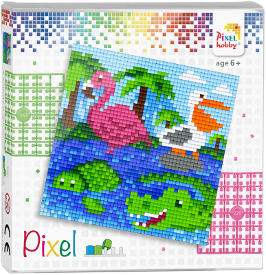 Pixelhobby Classic Waterdieren 12x12 cm