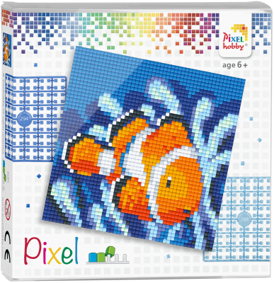 Pixelhobby Clownvis 12x12 cm