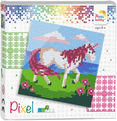 Pixelhobby Classic Eenhoorn 12x12 cm