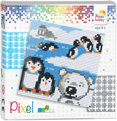Pixelhobby Classic Pooldieren 12x12 cm