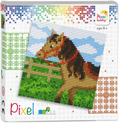 Pixelhobby Klassisches Pferd 12x12 cm