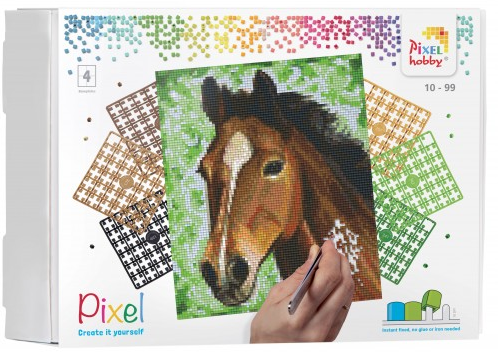 Pixelhobby Classic Paard 20x25 cm