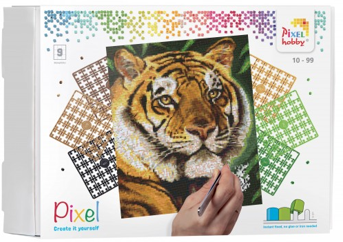 Pixelhobby Classic Tijger 30x37,5 cm