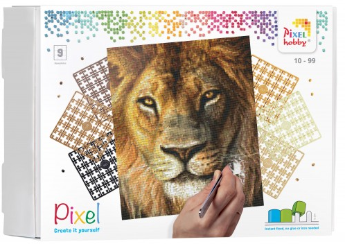 Pixelhobby Classic Leeuw 30x37,5 cm