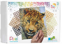 Pixelhobby Classic Luipaard 30x37,5 cm