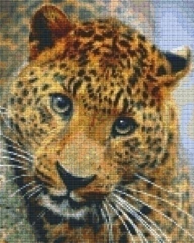 Pixelhobby Classic Luipaard 30x37,5 cm-2