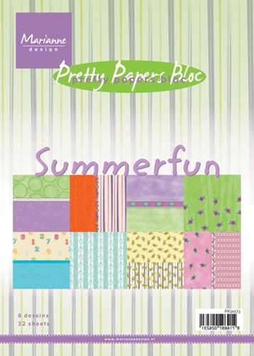 Marianne Design PK9073 Papierblok A5 Summerfun 32 vel