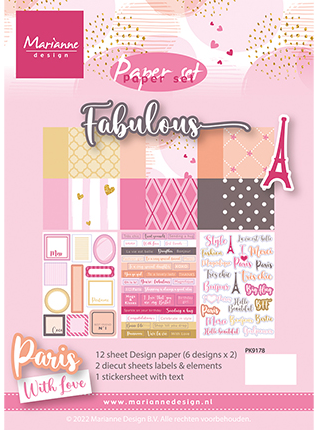 Marianne Design Papierblok A5 Fabulous