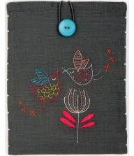 Vervaco Borduurpakket Tablethoes Vogels 21x26 cm