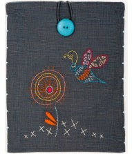 Vervaco Borduurpakket Tablethoes Libelle 21x26 cm