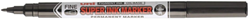 Uni Ball Super Ink Marker Zwart 0,9 mm