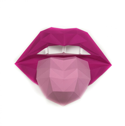 Wizardi 3D Papercraft Lips 36x50x15 cm