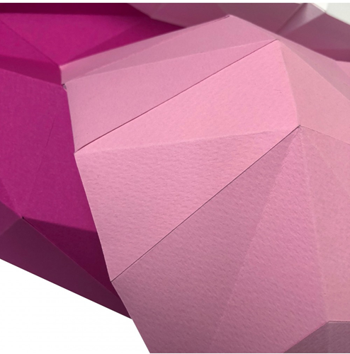 Wizardi 3D Papercraft Lippen 36x50x15 cm-3