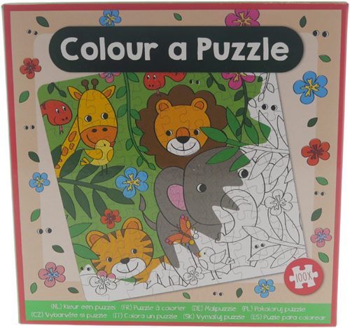 Wins Mini Puzzel Kleuren Jungle