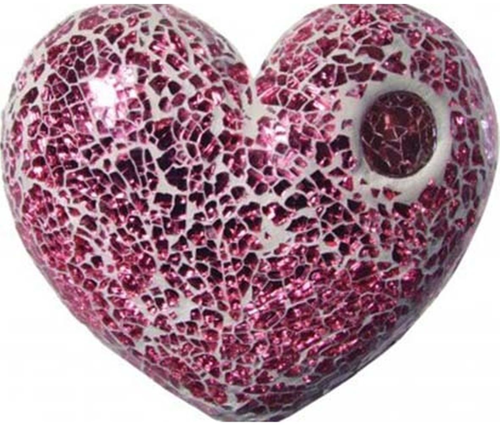 Veiligheidsglas 20x15 cm Lichtroze
