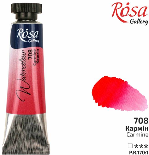 Rosa Gallery Aquarelverf Tube 10 ml Karmijn
