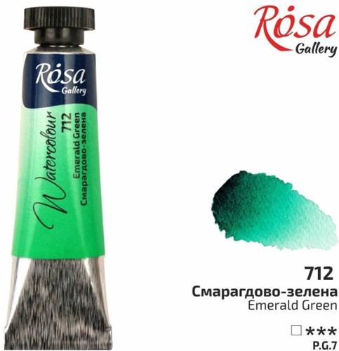 Rosa Gallery Aquarelverf Tube 10 ml Smaragdgroen