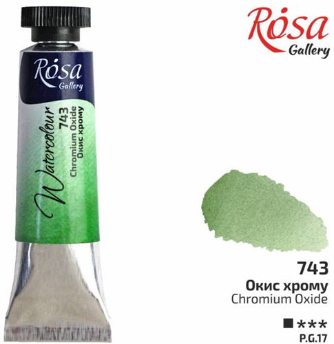 Rosa Gallery Aquarelverf Tube 10 ml Chromium Oxide