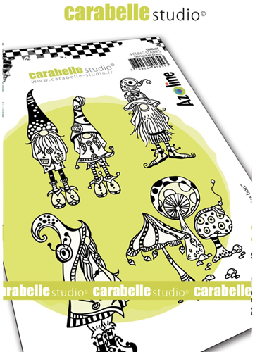Carabelle Studio Stempels A6 Gnomen in het Bos
