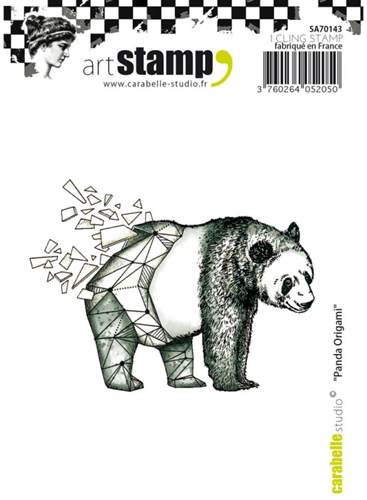 Carabelle Stempel Origami Panda