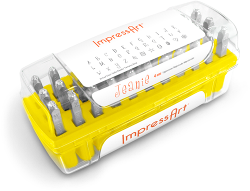 Impress Art Embossing Stempels Jeanie Hoofdletters
