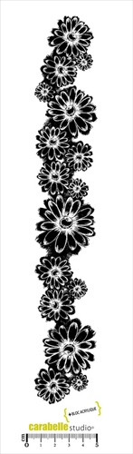 Stempel rand Geur van bloemen